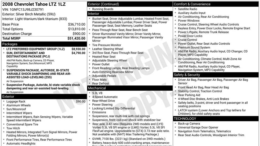 2008 Chevrolet Tahoe LT
