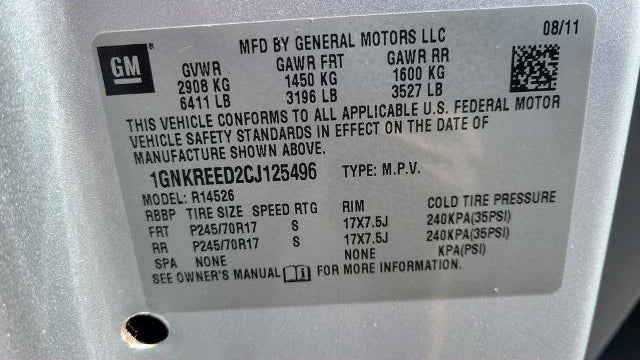 2012 Chevrolet Traverse LS