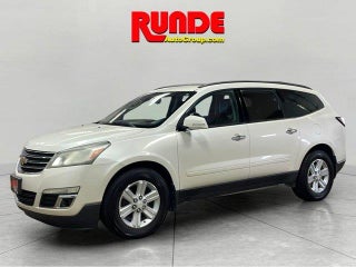 2013 Chevrolet Traverse with White Diamond Pearl Exterior