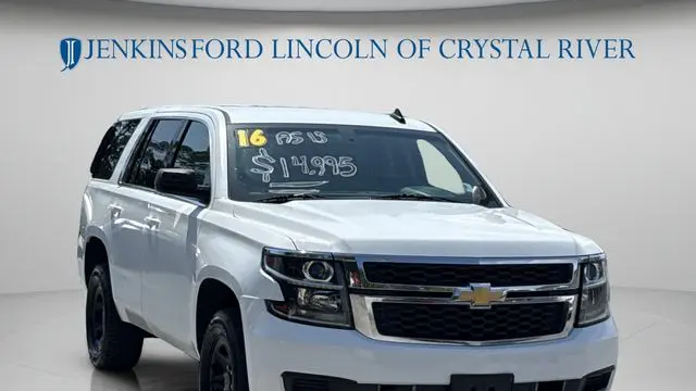 2016 Chevrolet Tahoe Police