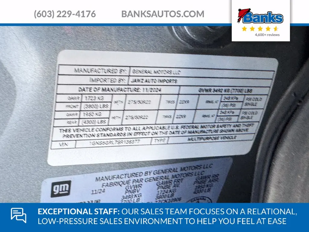 2025 Chevrolet Suburban - $80,987