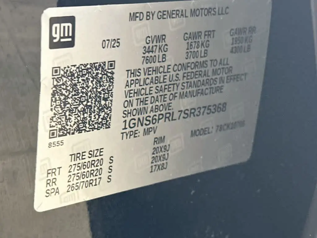 2025 Chevrolet Tahoe - $64,905