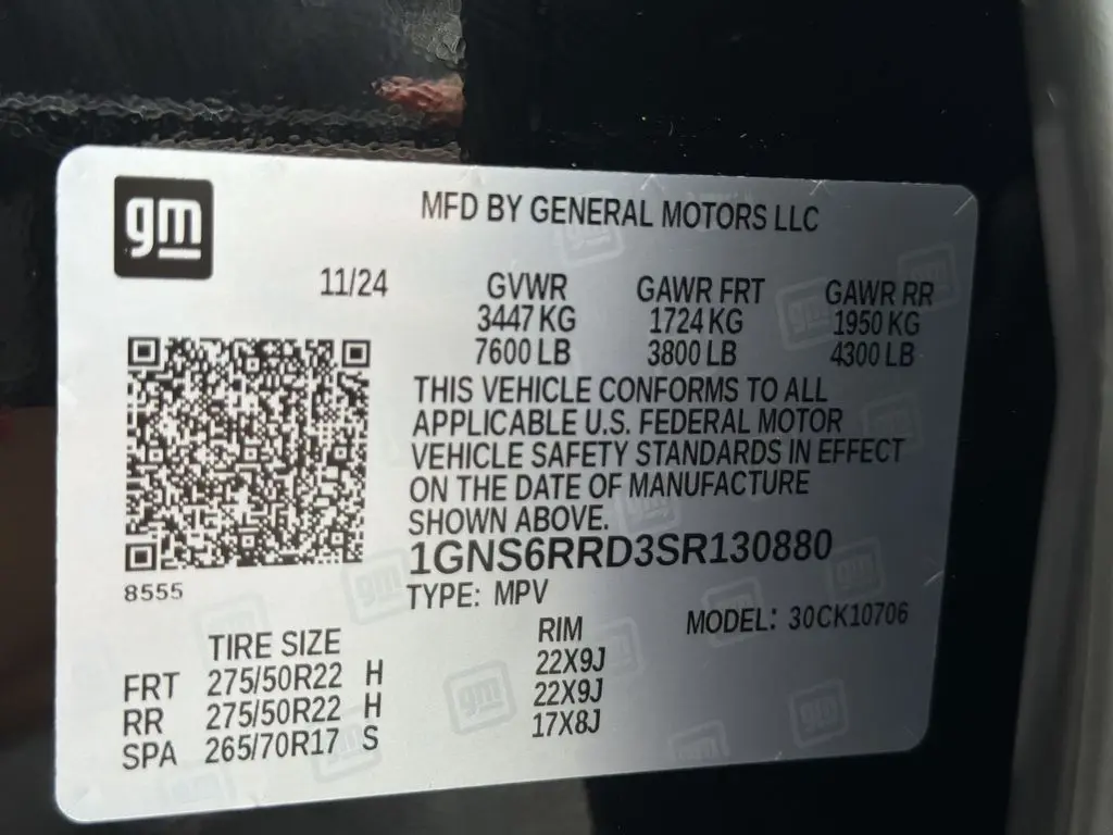 2025 Chevrolet Tahoe - $68,980