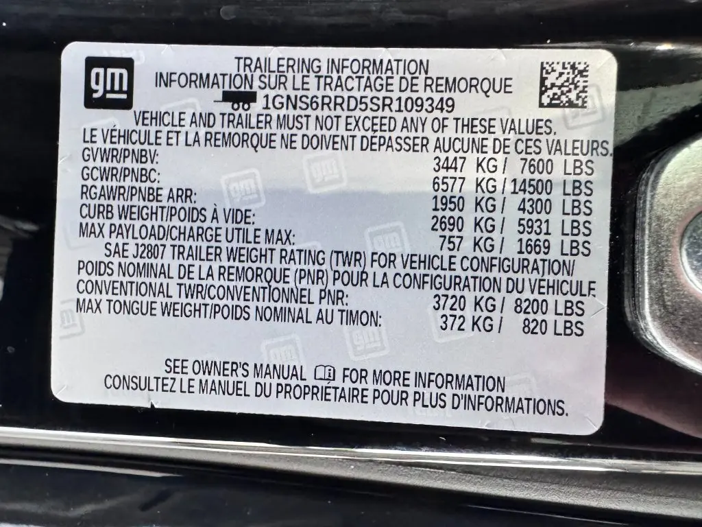 2025 Chevrolet Tahoe - $68,487