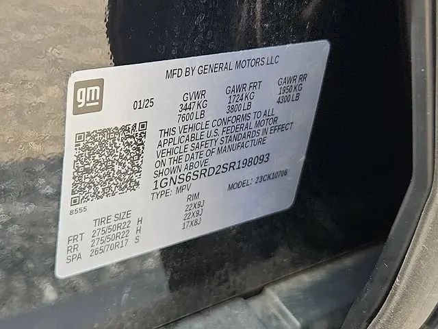 2025 Chevrolet Tahoe - $64,667
