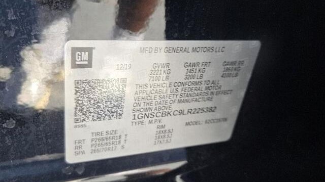 2020 Chevrolet Tahoe LT