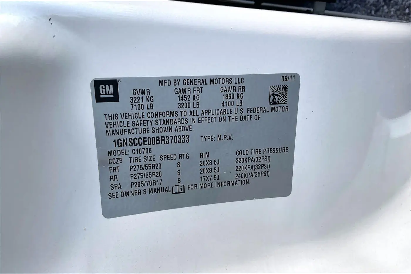 2011 Chevrolet Tahoe - $14,913