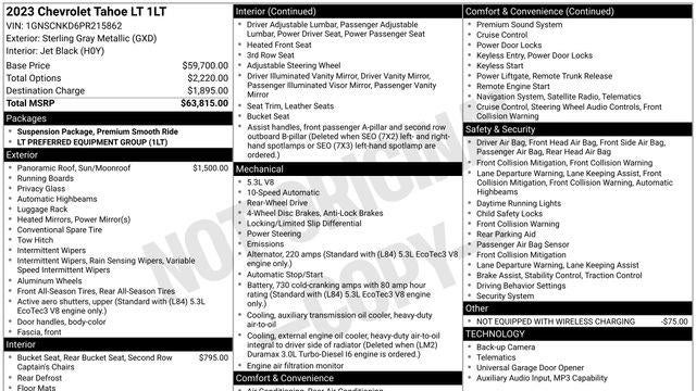 2023 Chevrolet Tahoe LT