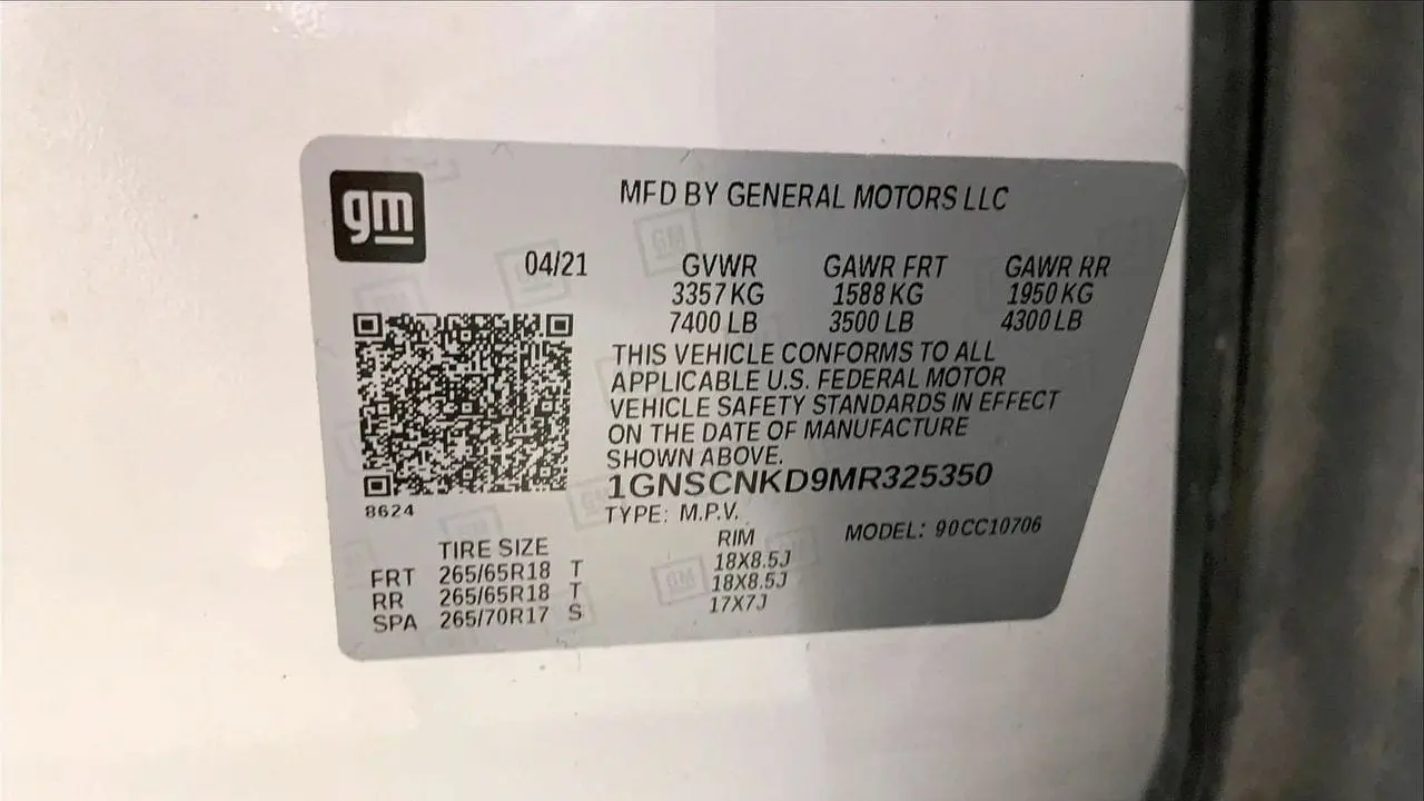 2021 Chevrolet Tahoe LT