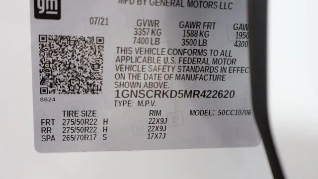 2021 Chevrolet Tahoe RST