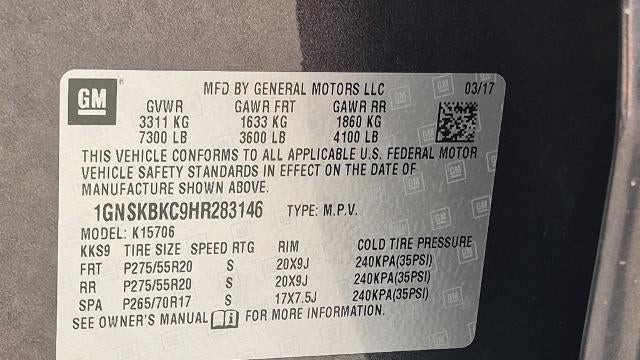 2017 Chevrolet Tahoe LT