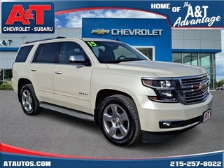 2015 Chevrolet Tahoe with White Diamond Tricoat Exterior