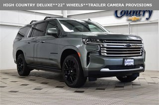 2024 Chevrolet Suburban with Silver Sage Metallic Exterior