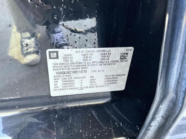 2017 Chevrolet Suburban - $21,997