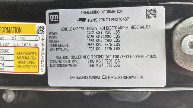 2023 Chevrolet Tahoe Z71