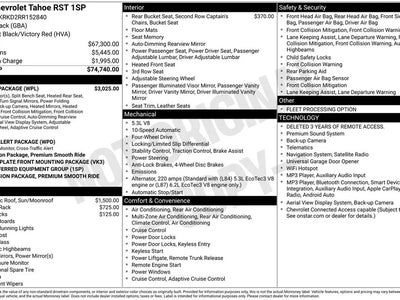 2024 Chevrolet Tahoe 4X4 RST 4DR SUV