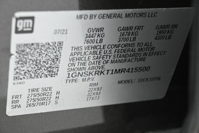 2021 Chevrolet Tahoe - $38,593