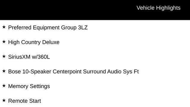 2024 Chevrolet Tahoe High Country