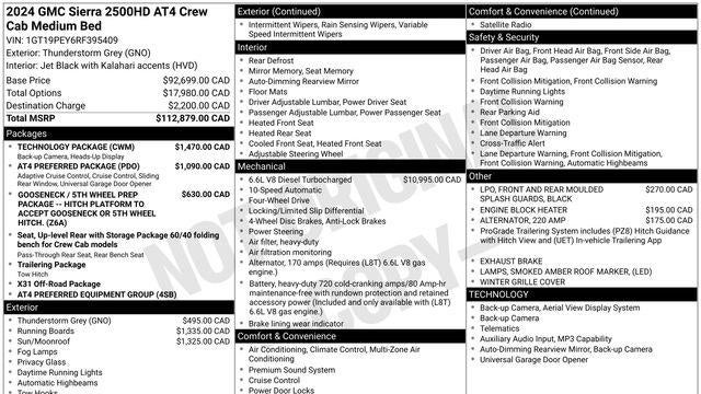 2024 GMC Sierra 2500HD AT4