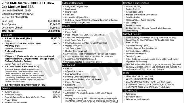2023 GMC Sierra 2500HD SLE