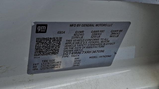 2024 GMC Sierra 2500HD SLE