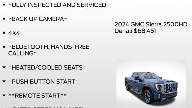 2024 GMC Sierra 2500HD Denali