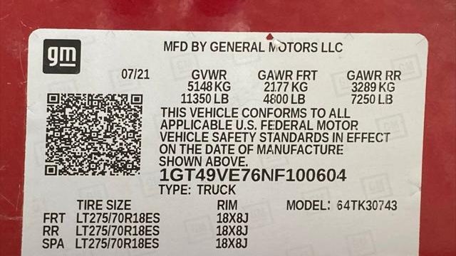 2022 GMC Sierra 3500HD AT4