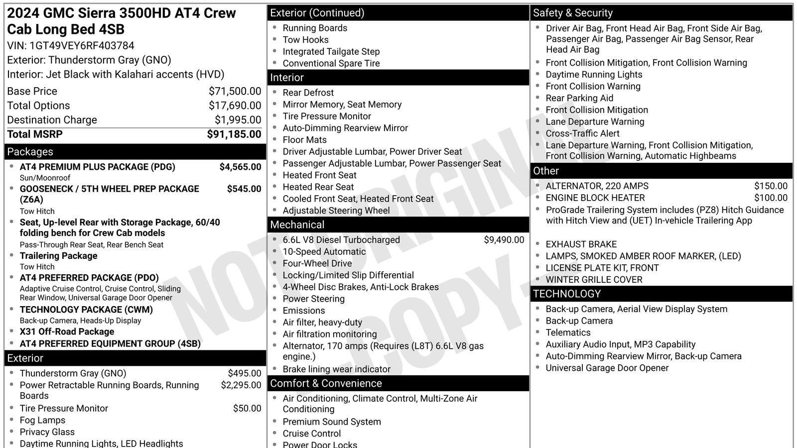 2024 GMC Sierra 3500HD AT4