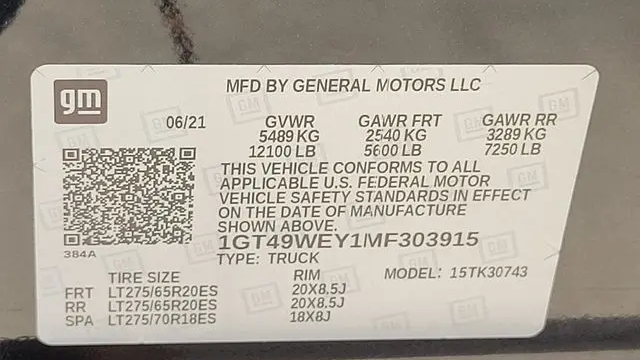 2021 GMC Sierra 3500HD Denali