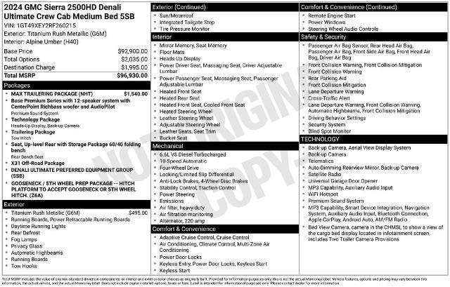 2024 GMC Sierra Hd - $77,653