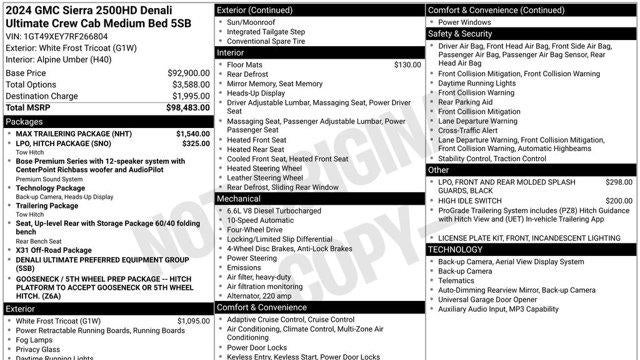 2024 GMC Sierra 2500HD Denali Ultimate