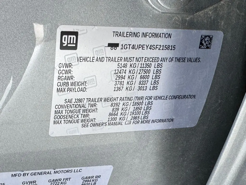 2025 GMC Sierra Hd - $65,987