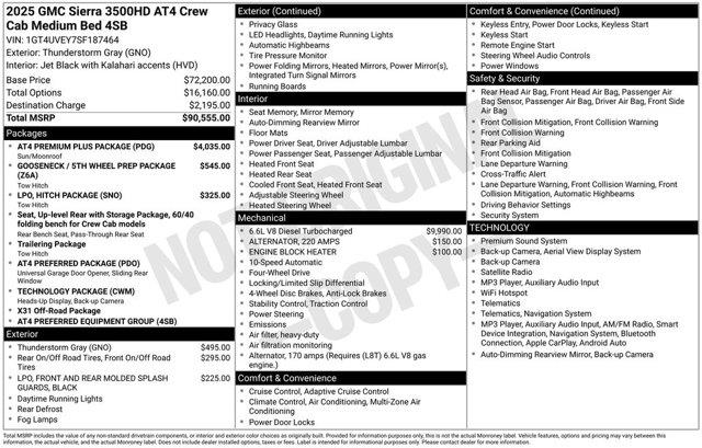 2025 GMC Sierra Hd - $79,846