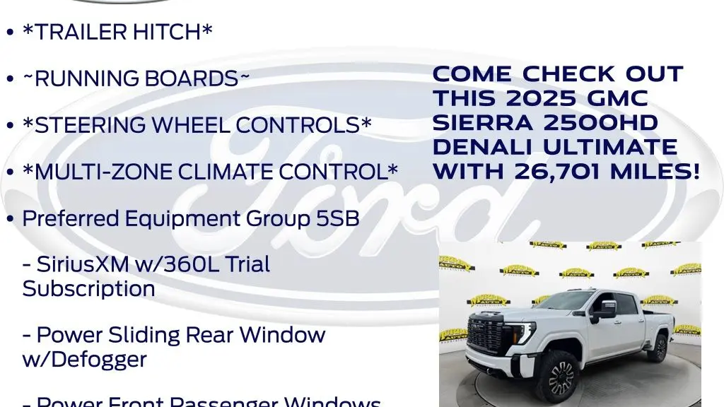 2025 GMC Sierra 2500HD Denali Ultimate