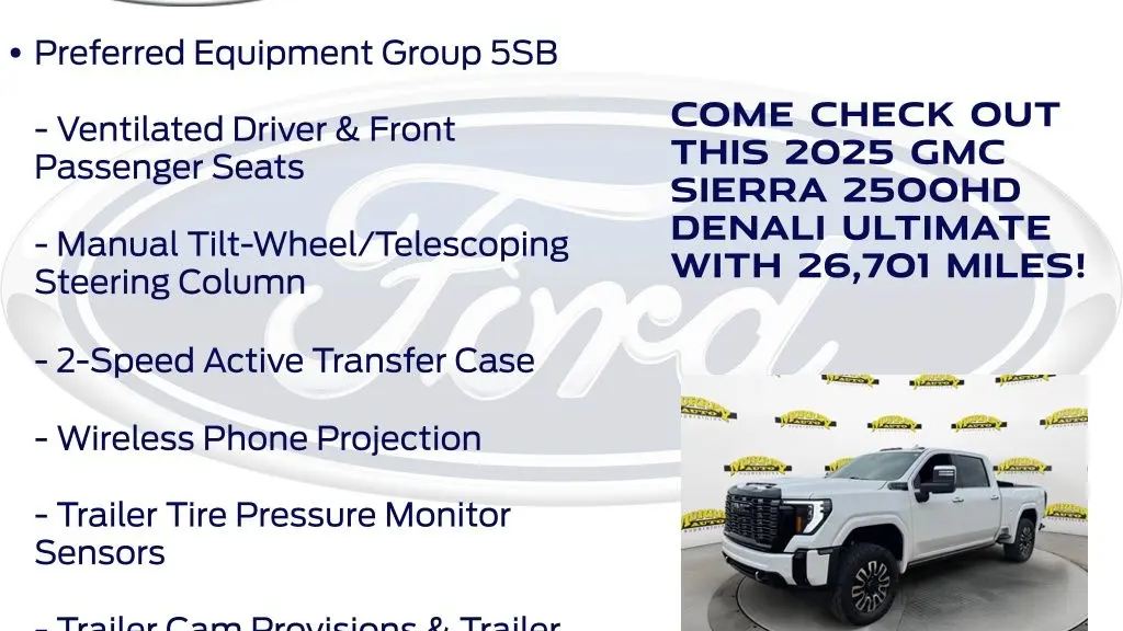 2025 GMC Sierra 2500HD Denali Ultimate