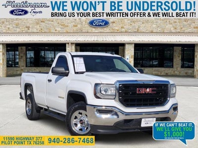 2016 GMC Sierra 1500 4X2 Base 2DR Regular Cab 6.5 FT. SB