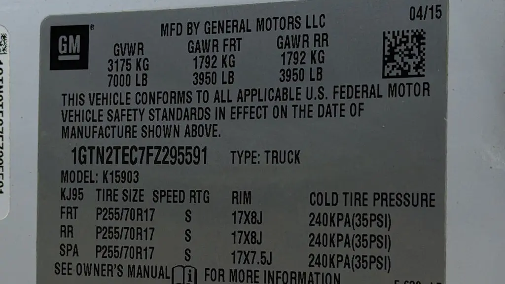 2015 GMC Sierra 1500 Base