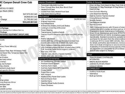 2018 GMC Canyon 4X4 Denali 4DR Crew Cab 5 FT. SB