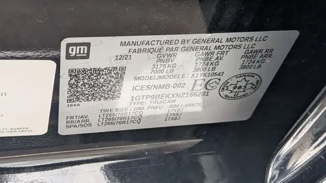 2022 GMC Sierra 1500 Limited SLE