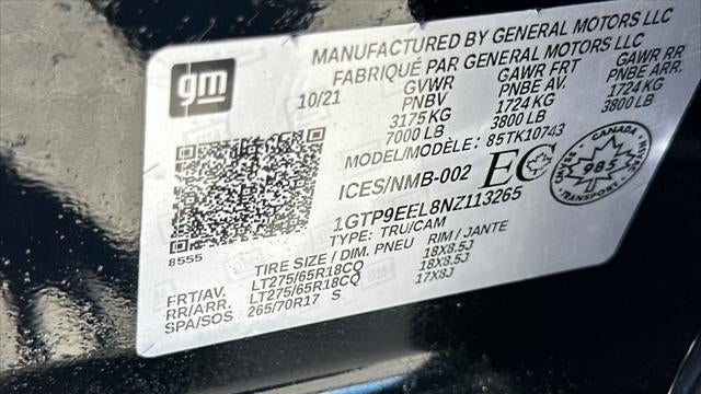 2022 GMC Sierra 1500 Limited AT4