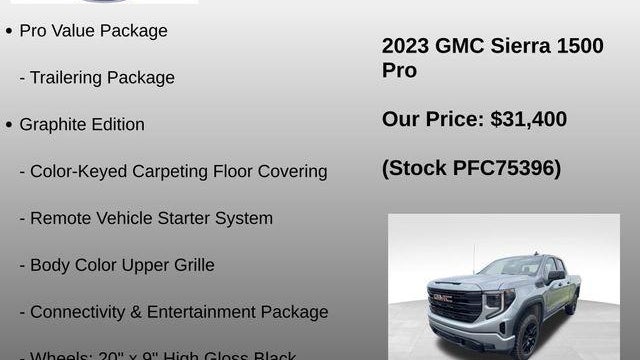 2023 GMC Sierra 1500 Pro