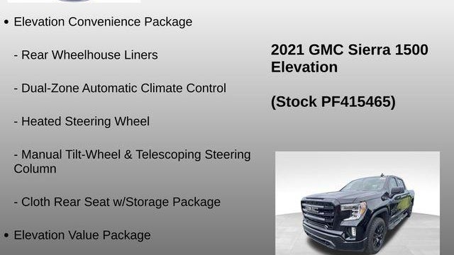 2021 GMC Sierra 1500 Elevation