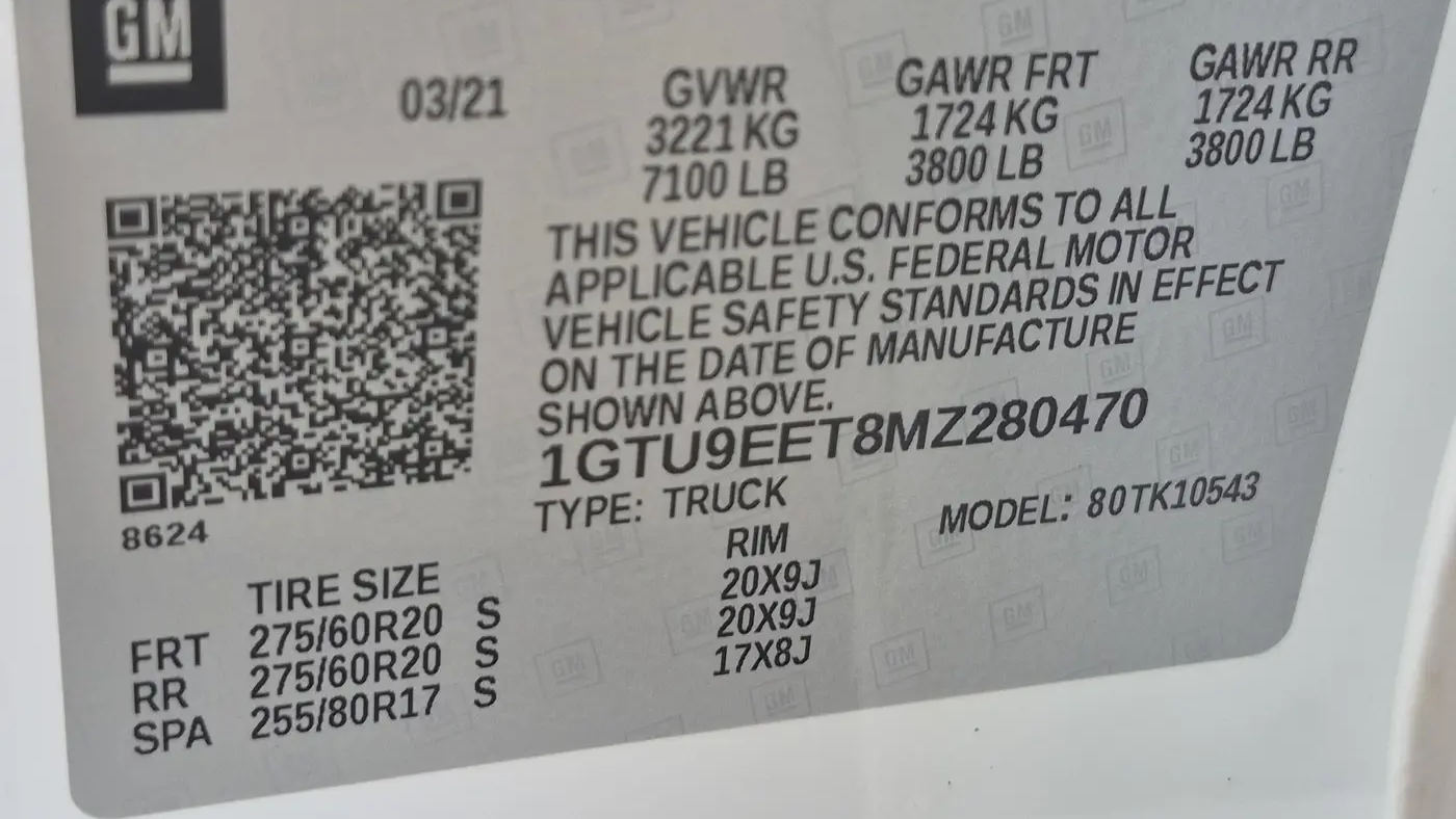 2021 GMC Sierra 1500 AT4