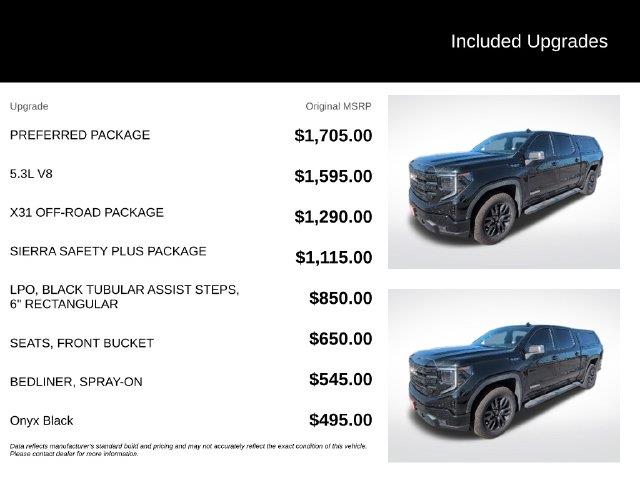 2026 GMC Sierra - $52,790
