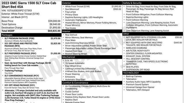 2023 GMC Sierra 1500 SLT