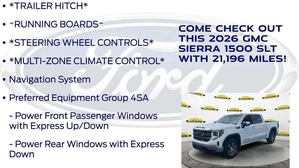2026 GMC Sierra 1500 SLT