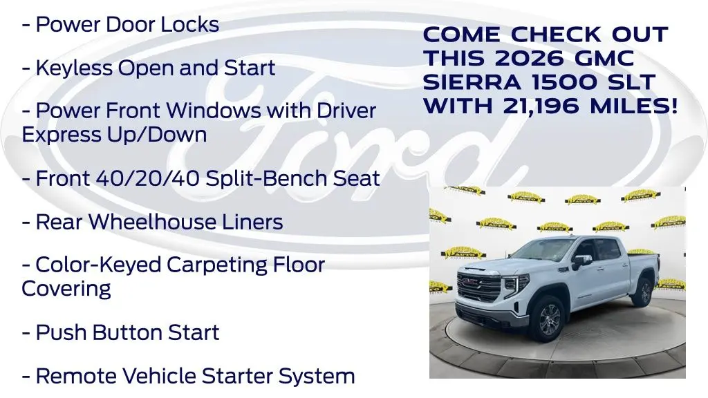 2026 GMC Sierra 1500 SLT