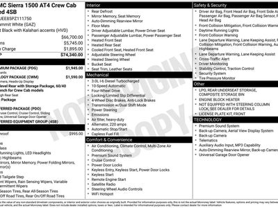 2023 GMC Sierra 1500 4X4 AT4 4DR Crew Cab 5.8 FT. SB