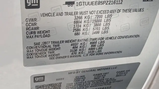 2023 GMC Sierra 1500 AT4