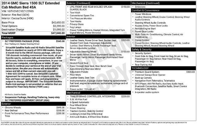 2014 GMC Sierra 1500 SLT — photo 1 of 6